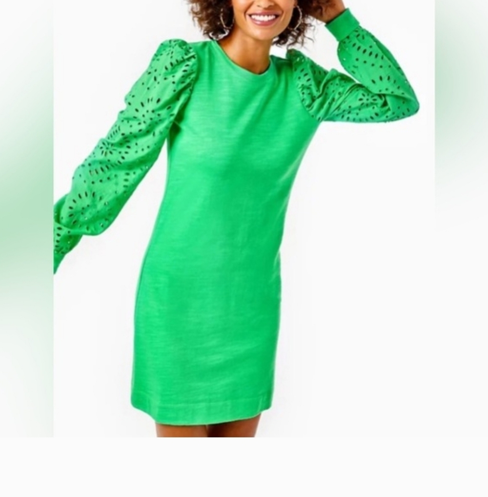 Lilly Pulitzer Mint Green Long Sleeve Dress